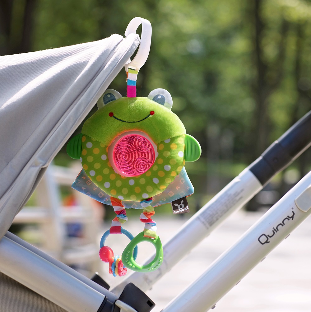 Barnvagnsleksak Benbat Multi Skills Travel Toy Frog