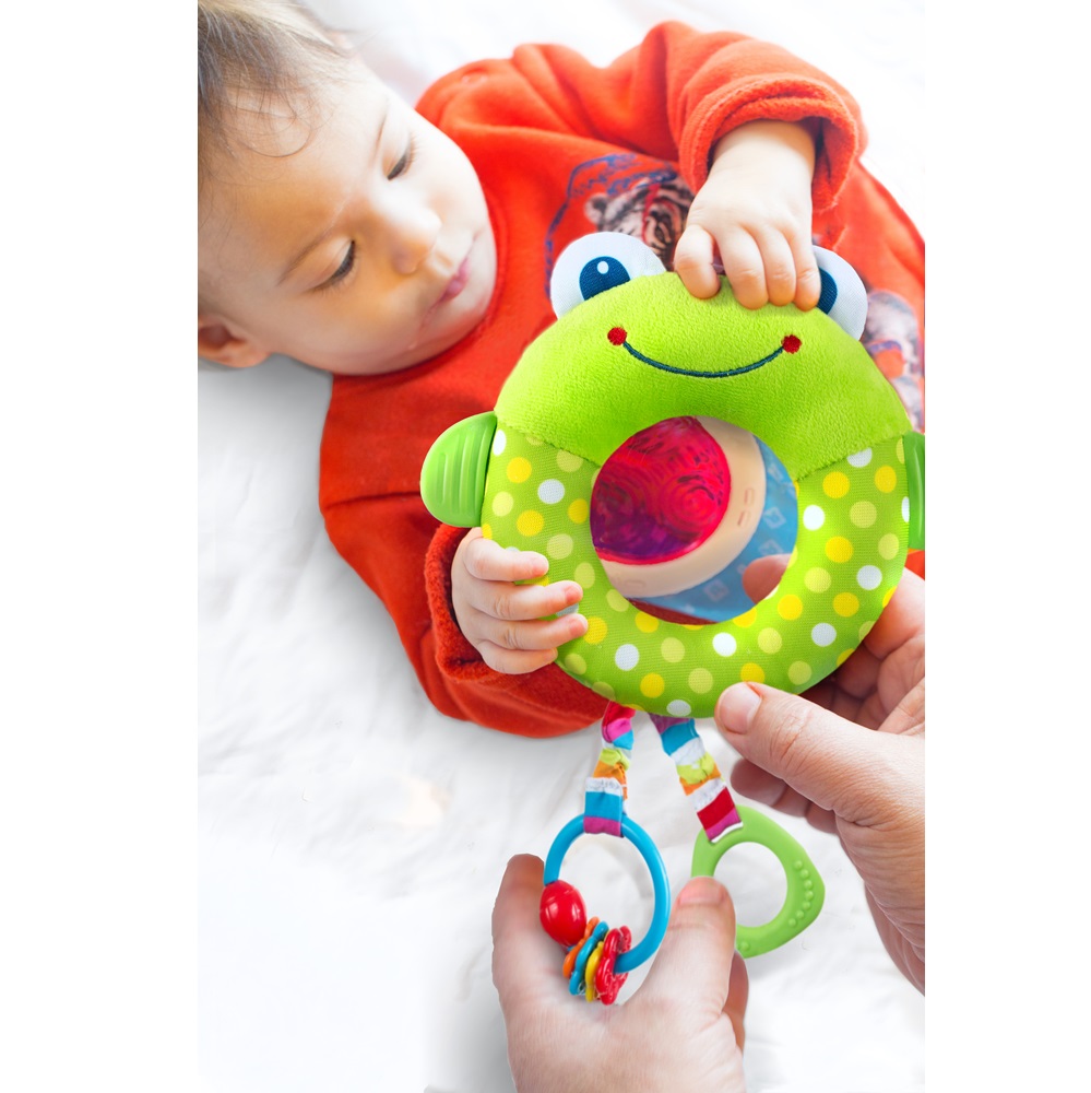 Barnvagnsleksak Benbat Multi Skills Travel Toy Frog