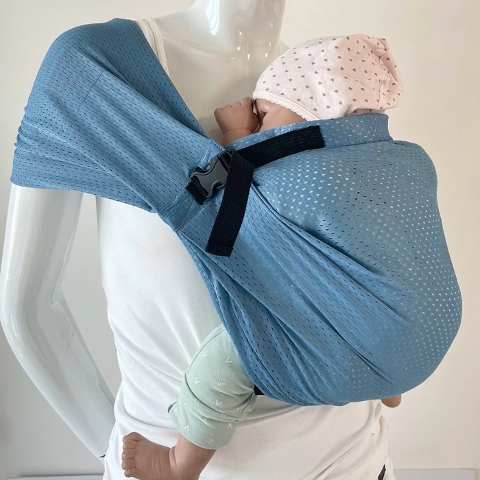 Bärsjal för baby - Minimonkey Mini Sling Aqua