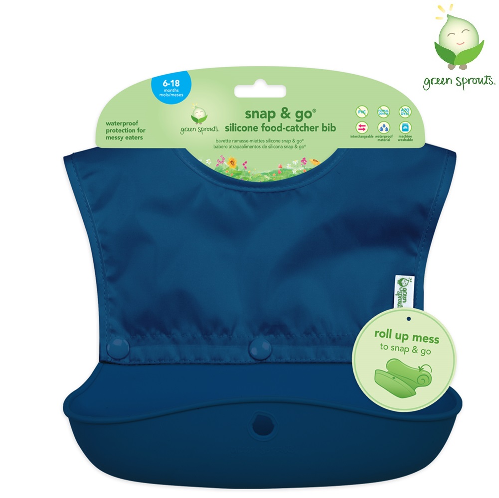 Haklapp - Green Sprouts Snap & Go Navy