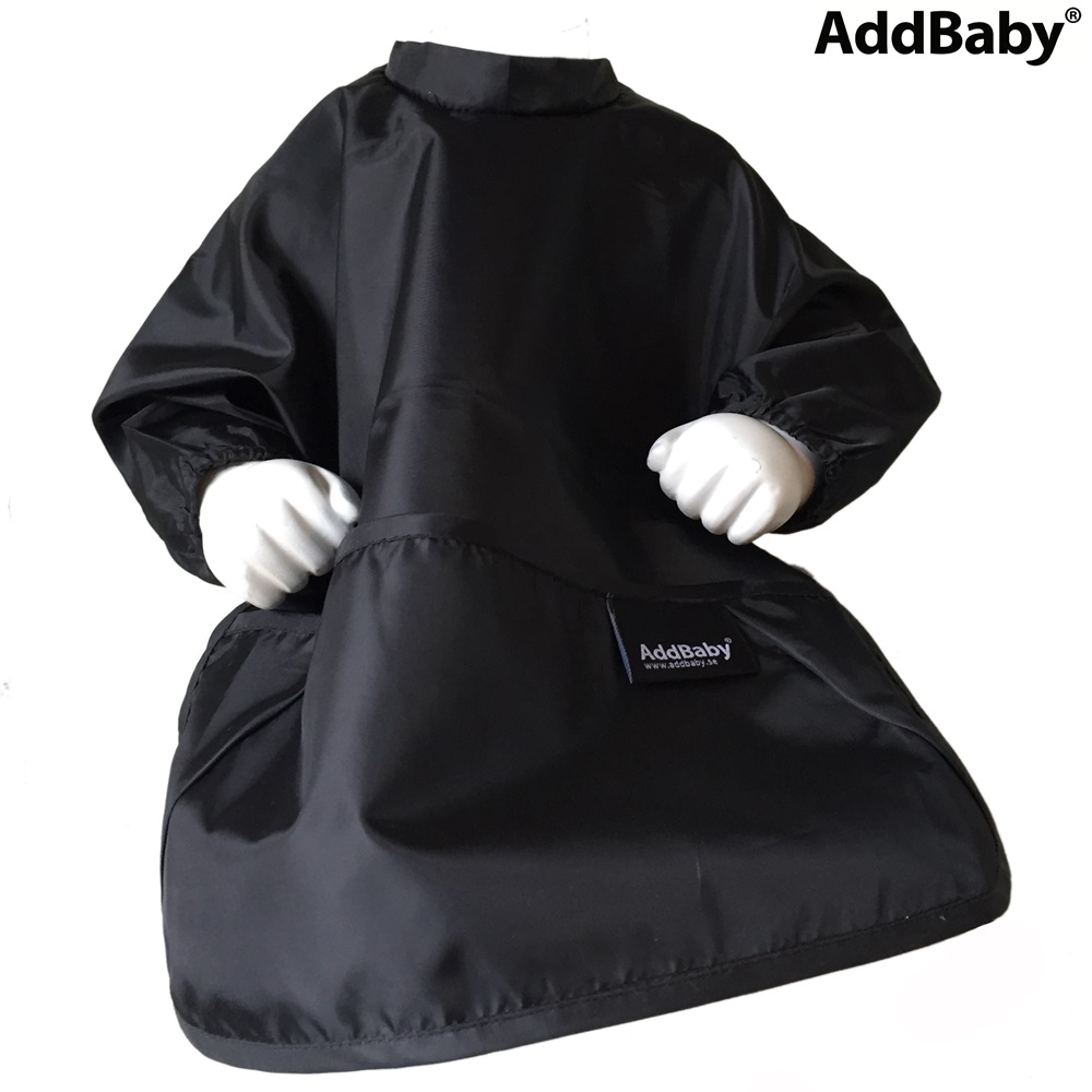 Haklapp med lång ärm AddBaby Long Sleeves Black