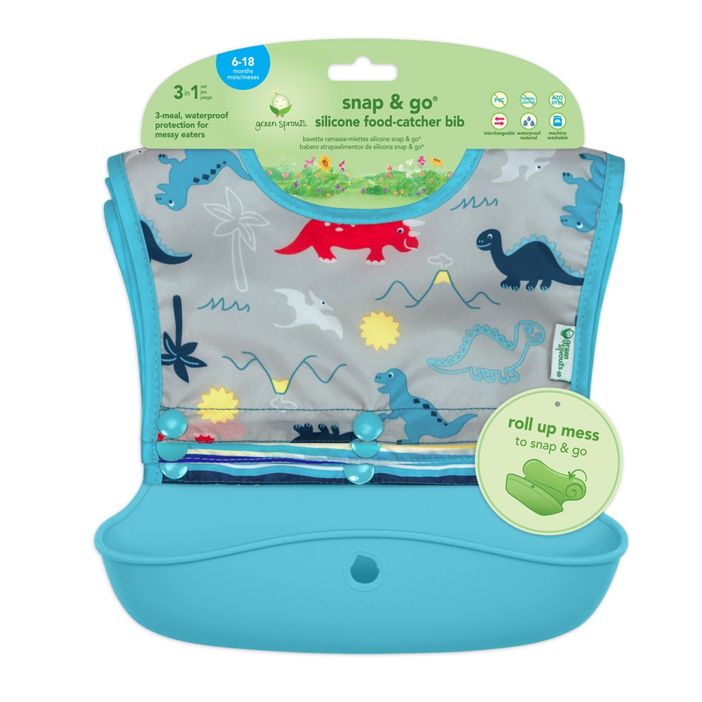 Haklapp - Green Sprouts Snap & Go Dinosaurs