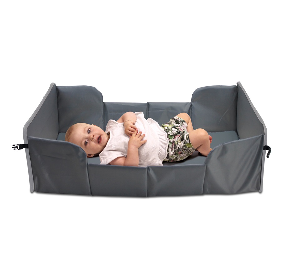 Resemadrass till baby - Dooky Traveller Grey