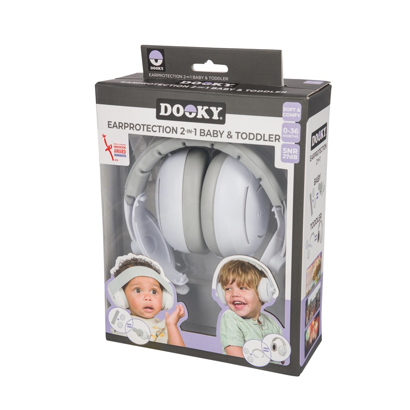 Hörselkåpor för baby och barn - Dooky 2-in-1