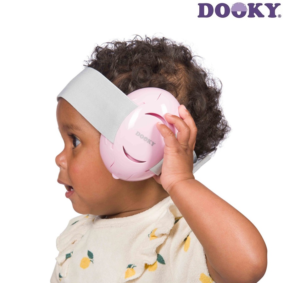 Hörselkåpor för barn - Dooky Baby Pink