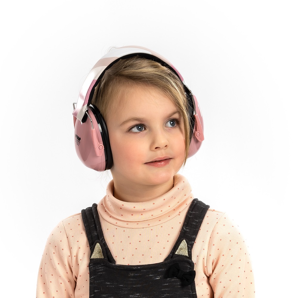 Hörselkåpor för barn Reer Kids SilentGuard Light Pink