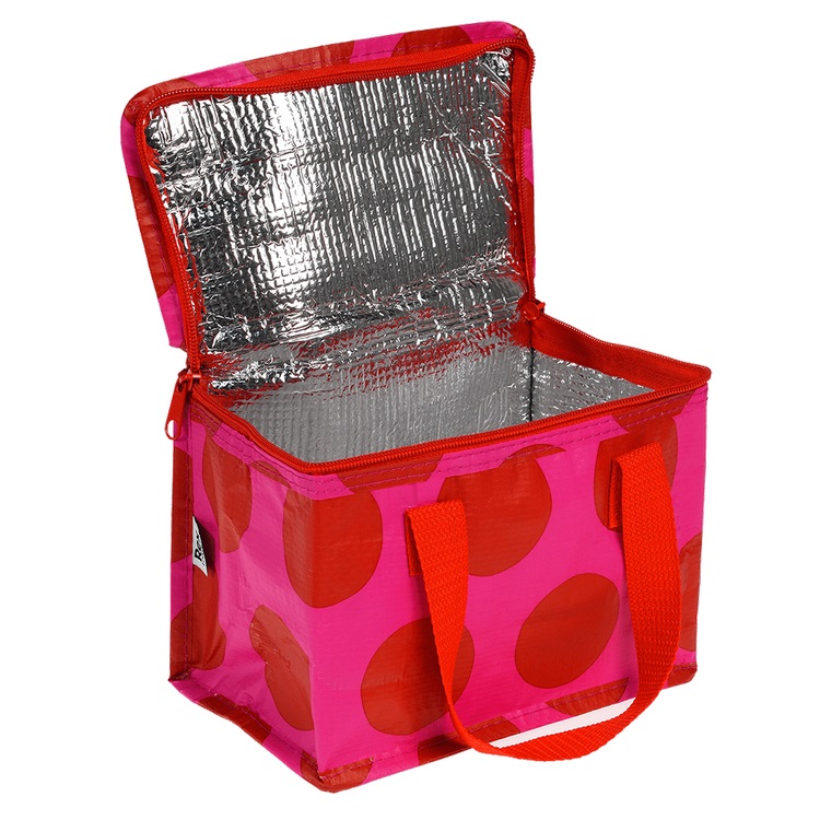 Liten kylväska Rex London Lunch Bag Red on Pink