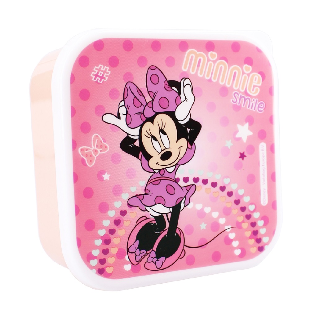 Set med små matlådor för barn Minnie Mouse Fresh Bites