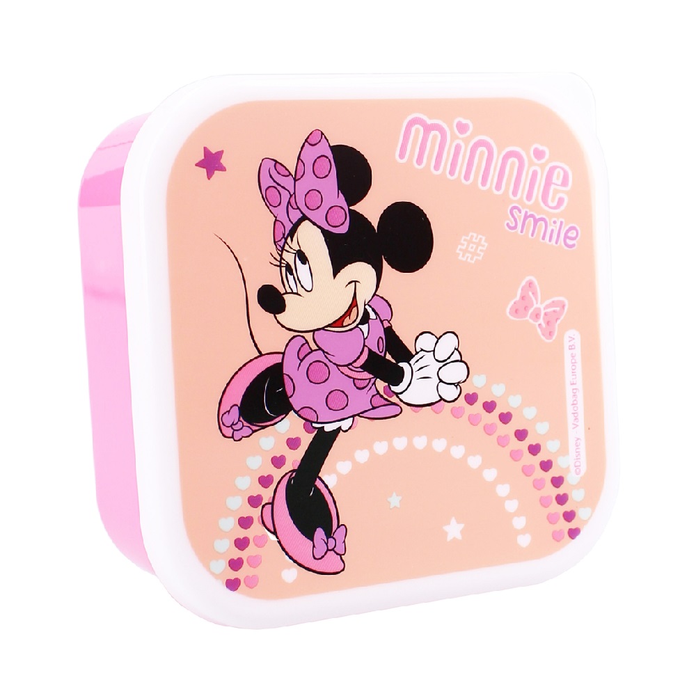 Set med små matlådor för barn Minnie Mouse Fresh Bites