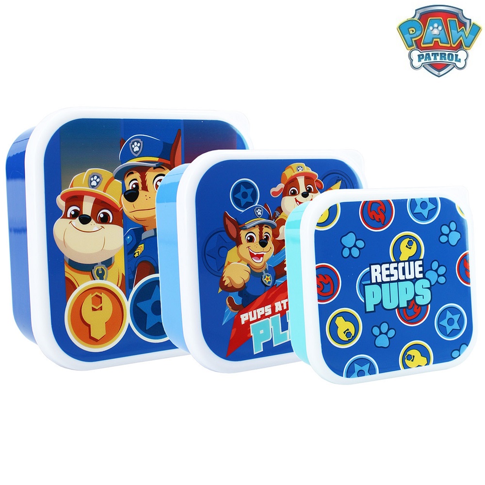 Set med små matlådor för barn Paw Patrol Fresh Bites