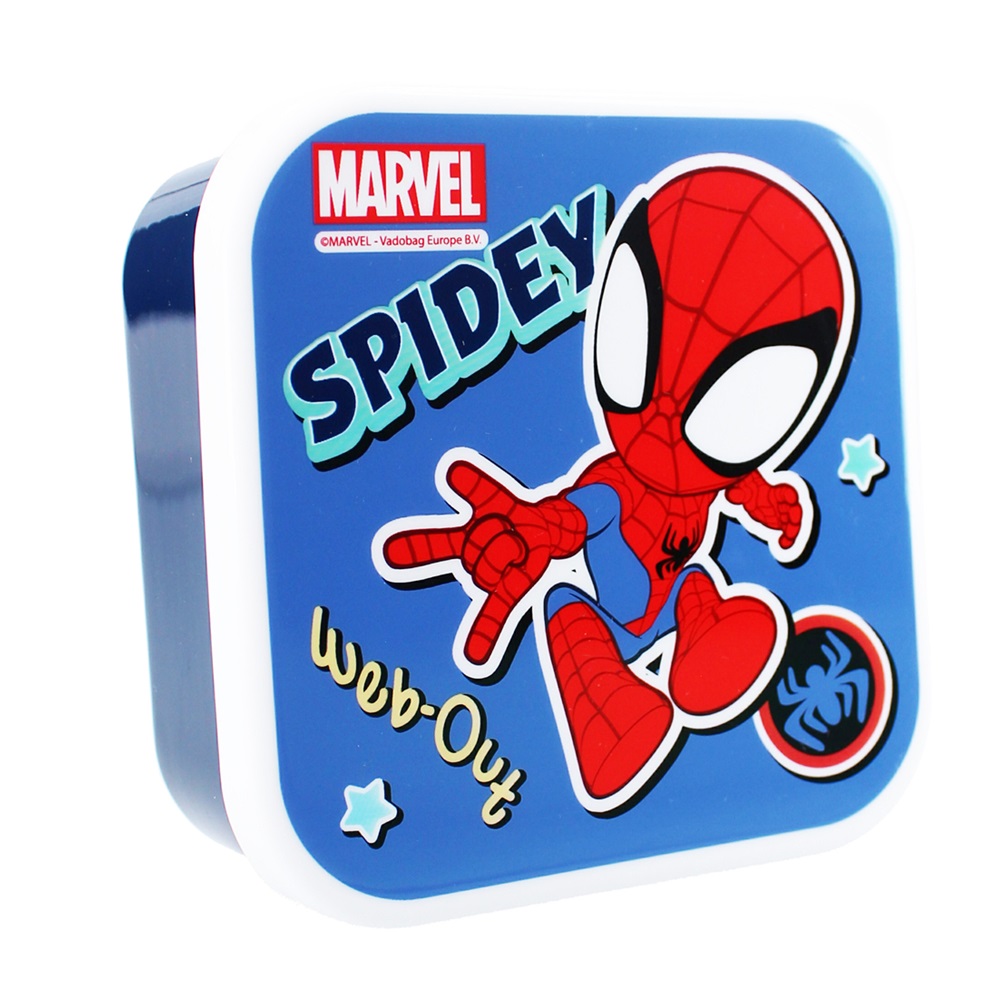 Set med små matlådor för barn Spidey Fresh Bites