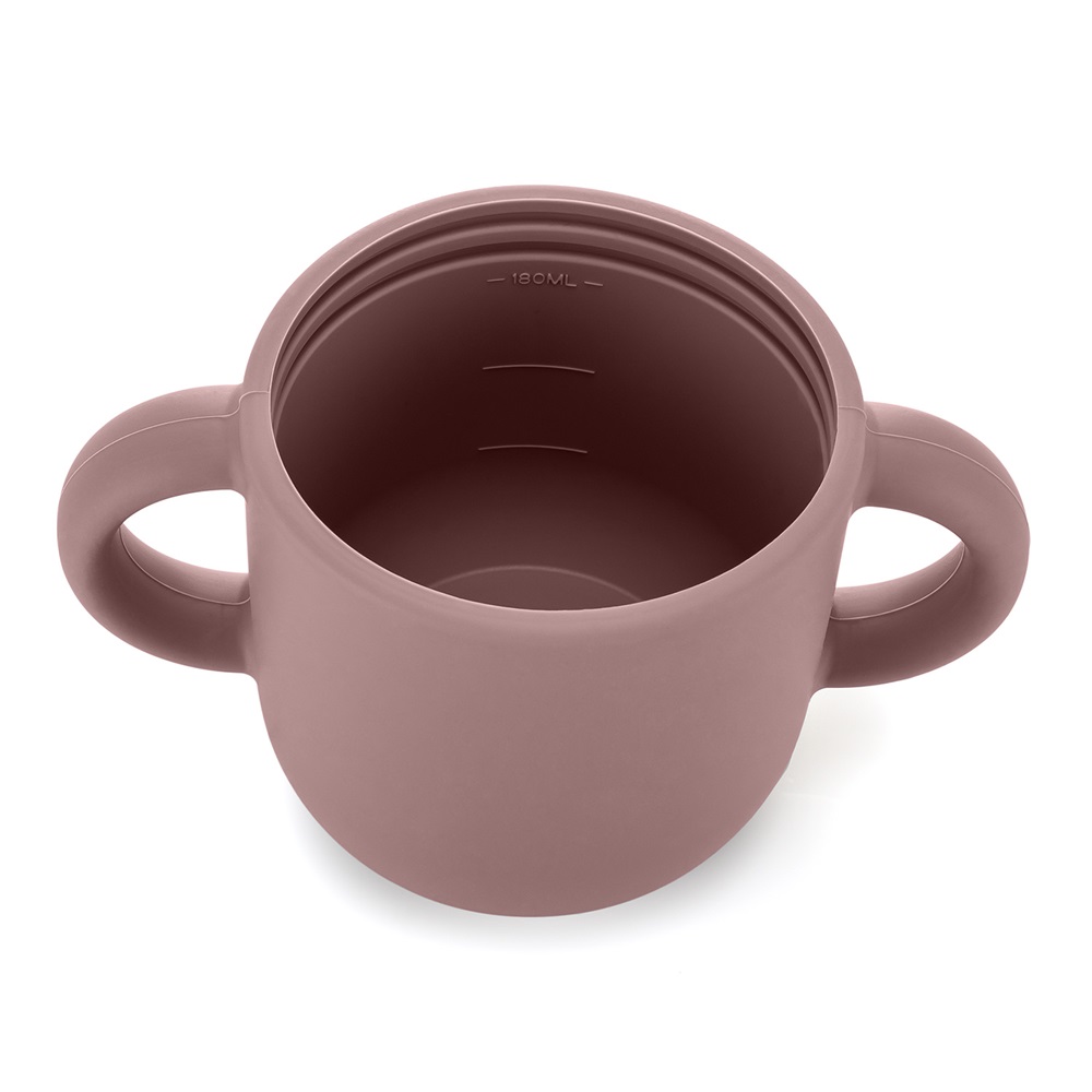 Mugg och snackburk 2-in-1 - Reer Snackcup Pink