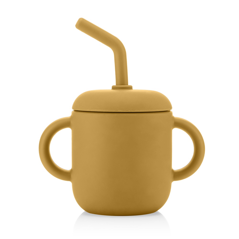 Mugg och snackburk 2-in-1 - Reer Snackcup Yellow