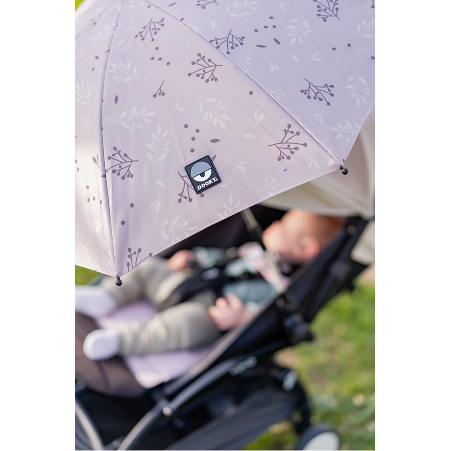 Parasoll till barnvagn Dooky Stroller Parasol Umbrella Beige Leaves