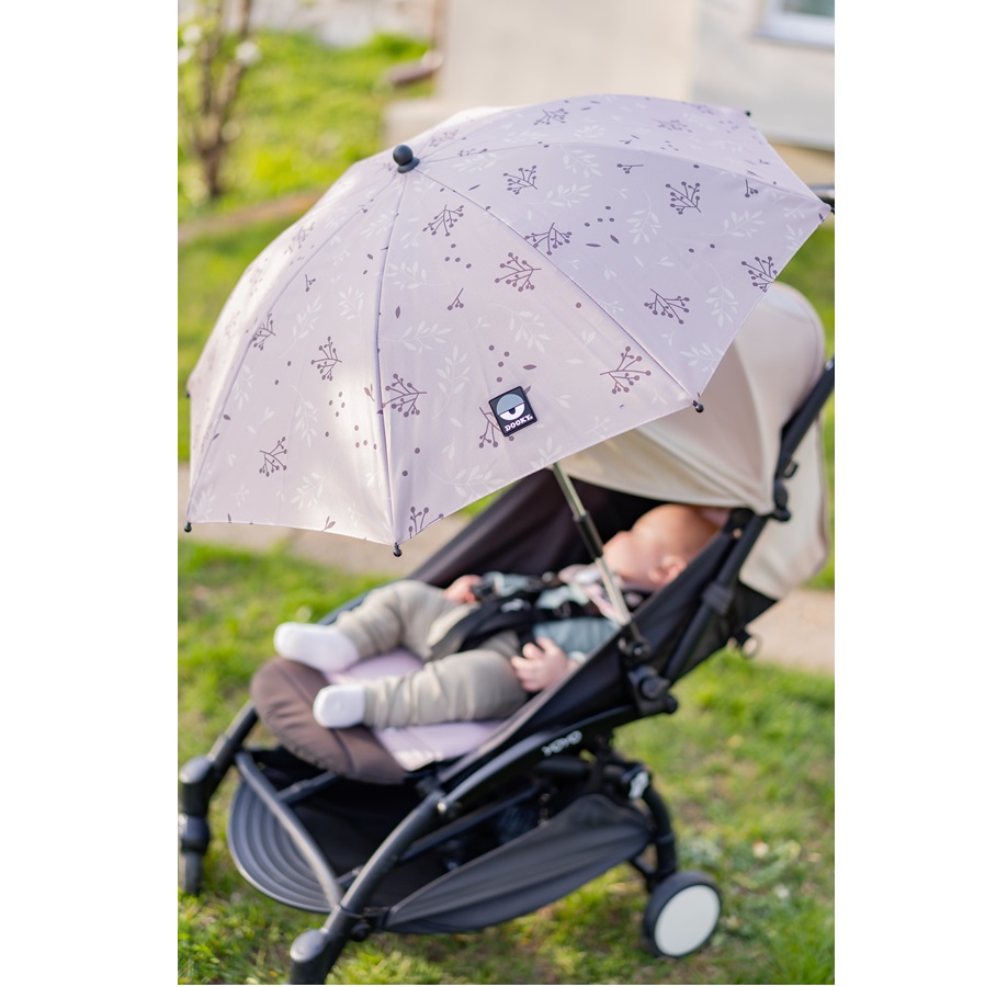 Parasoll till barnvagn Dooky Stroller Parasol Umbrella Beige Leaves