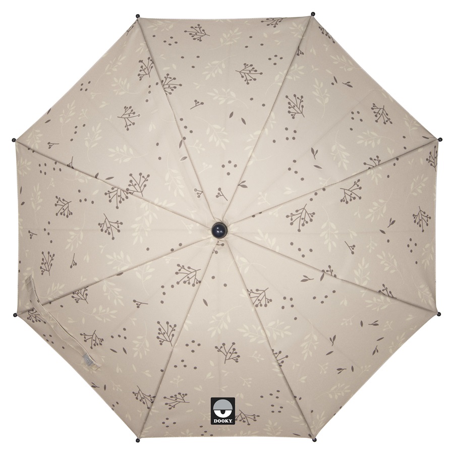 Parasoll till barnvagn Dooky Stroller Parasol Umbrella Beige Leaves