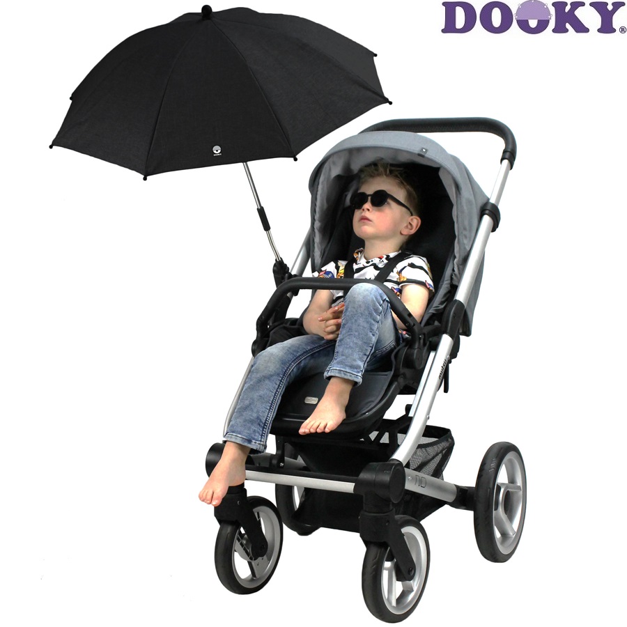 Parasoll till barnvagn - Dooky Black