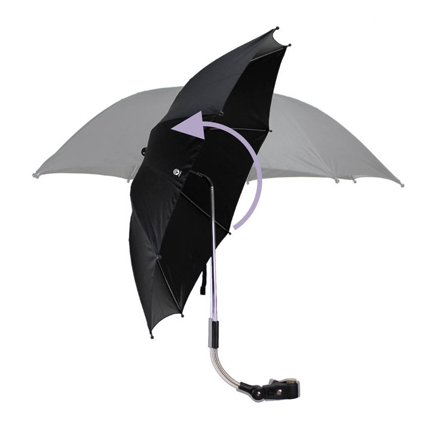 Parasoll till barnvagn Dooky Stroller Parasol Umbrella Black