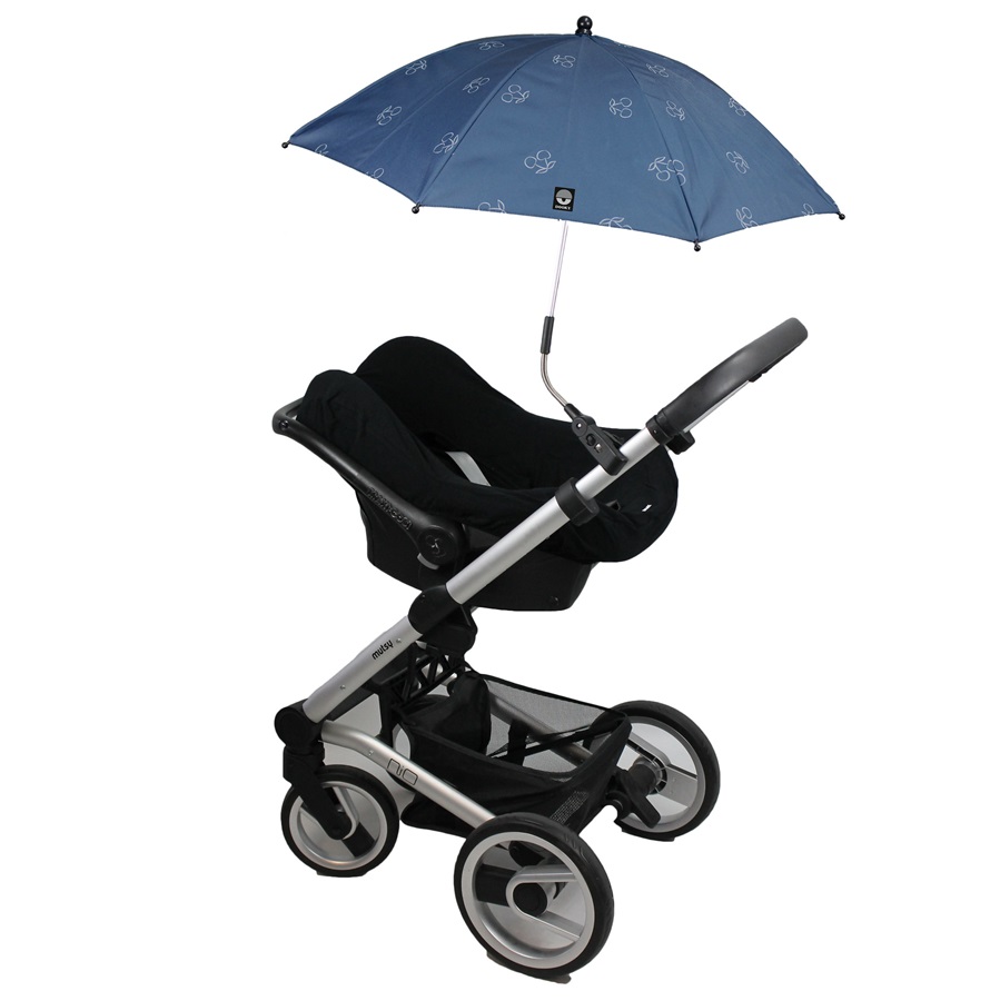 Parasoll till barnvagn Dooky Stroller Parasol Umbrella Blue Cherry