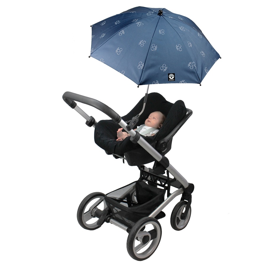 Parasoll till barnvagn Dooky Stroller Parasol Umbrella Blue Cherry