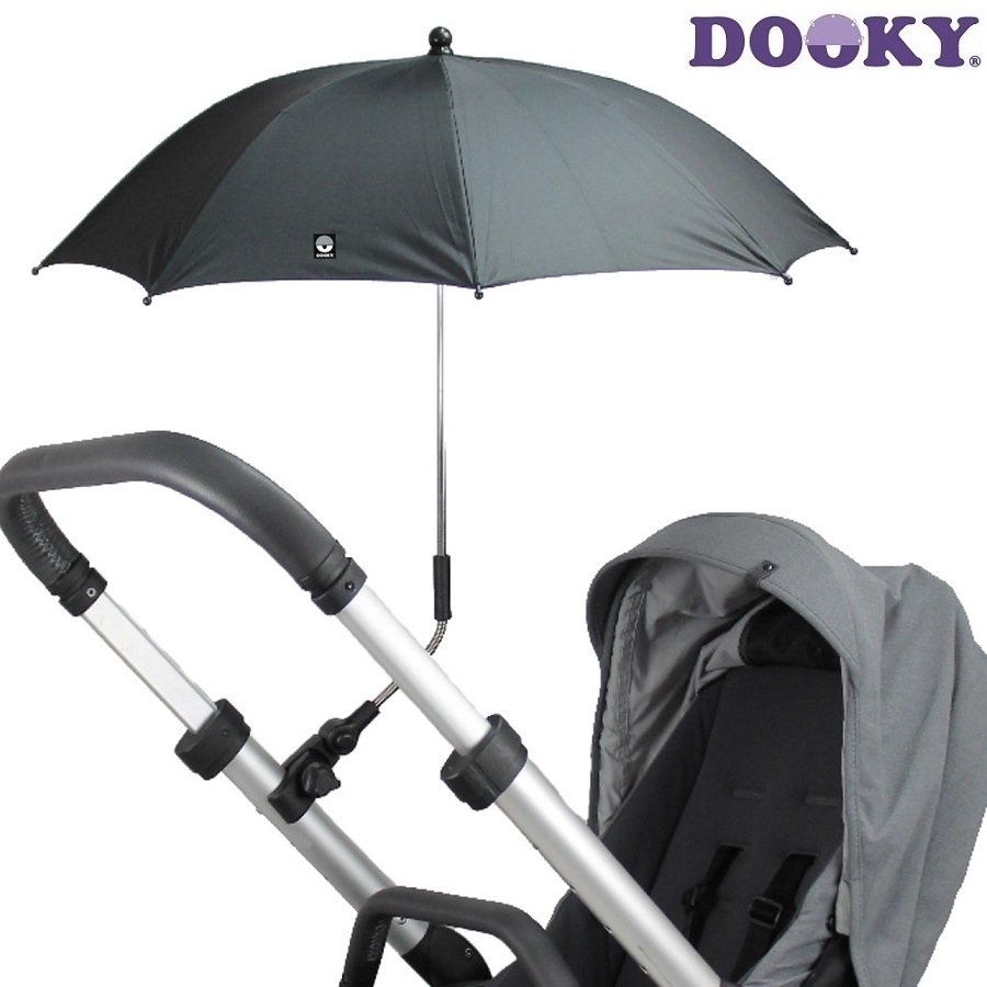Parasoll till barnvagn - Dooky Grey