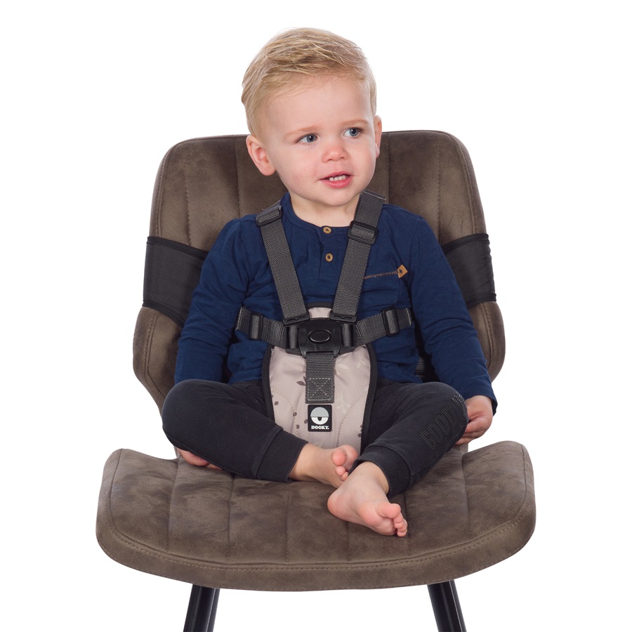 Resebarnstol Dooky Travel Chair Beige Leaves