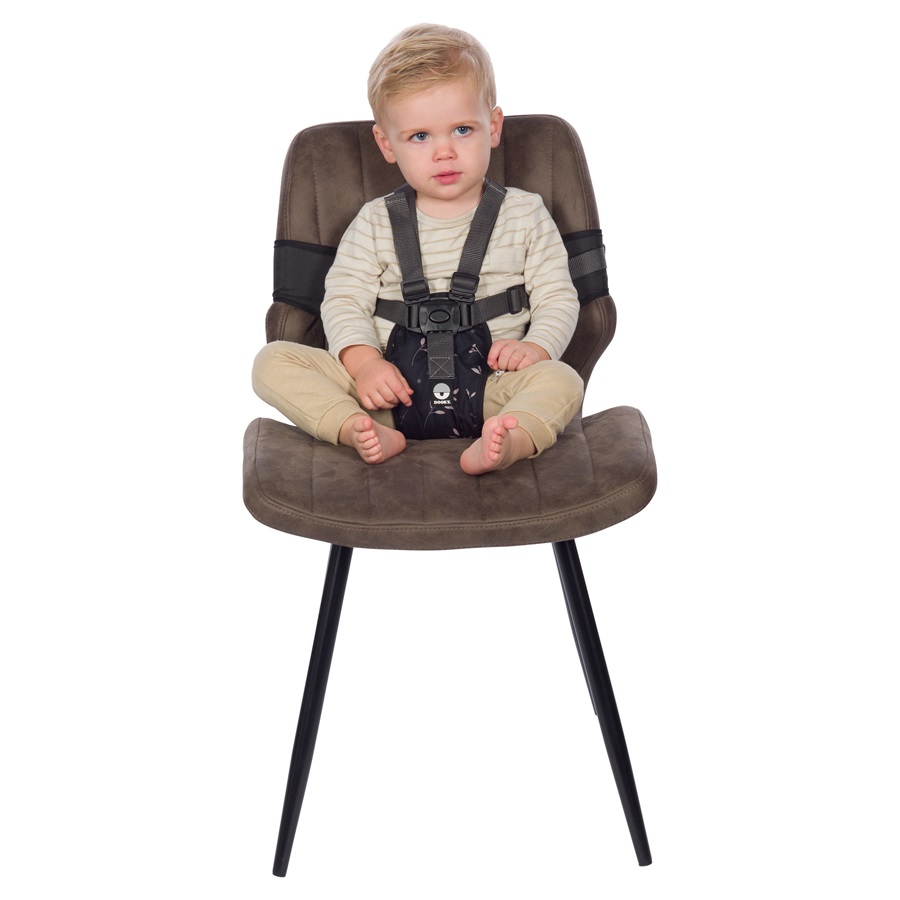 Resebarnstol Dooky Travel Chair Black Leaves