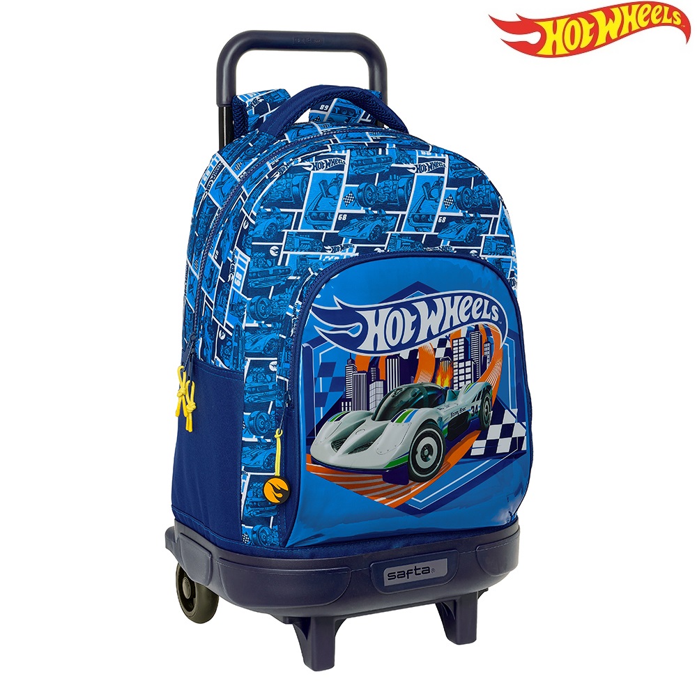 Resväska för barn Hot Wheels Sonny trolley ryggsäck