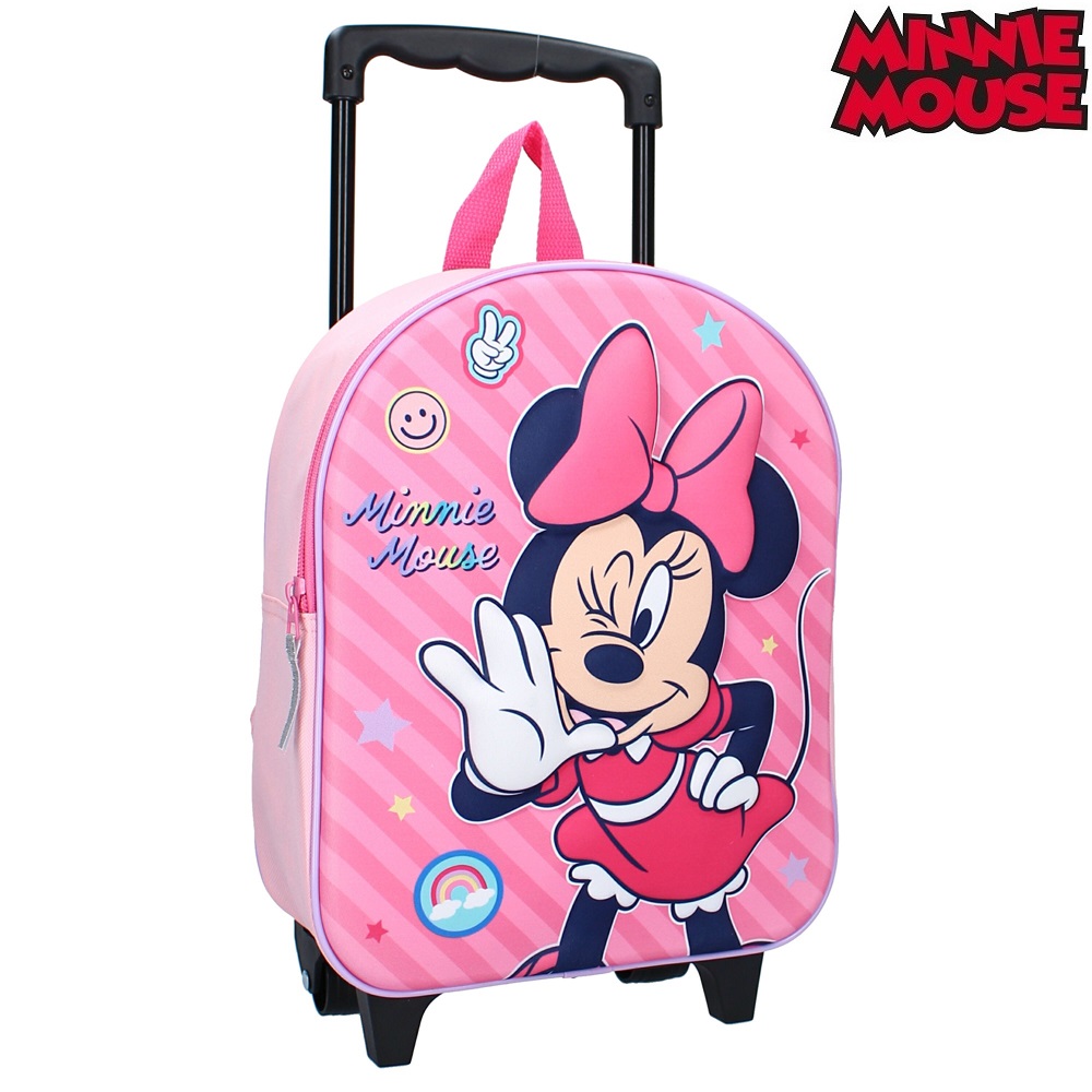 Resväska för barn - Minnie Mouse Fashion Besties (3D)