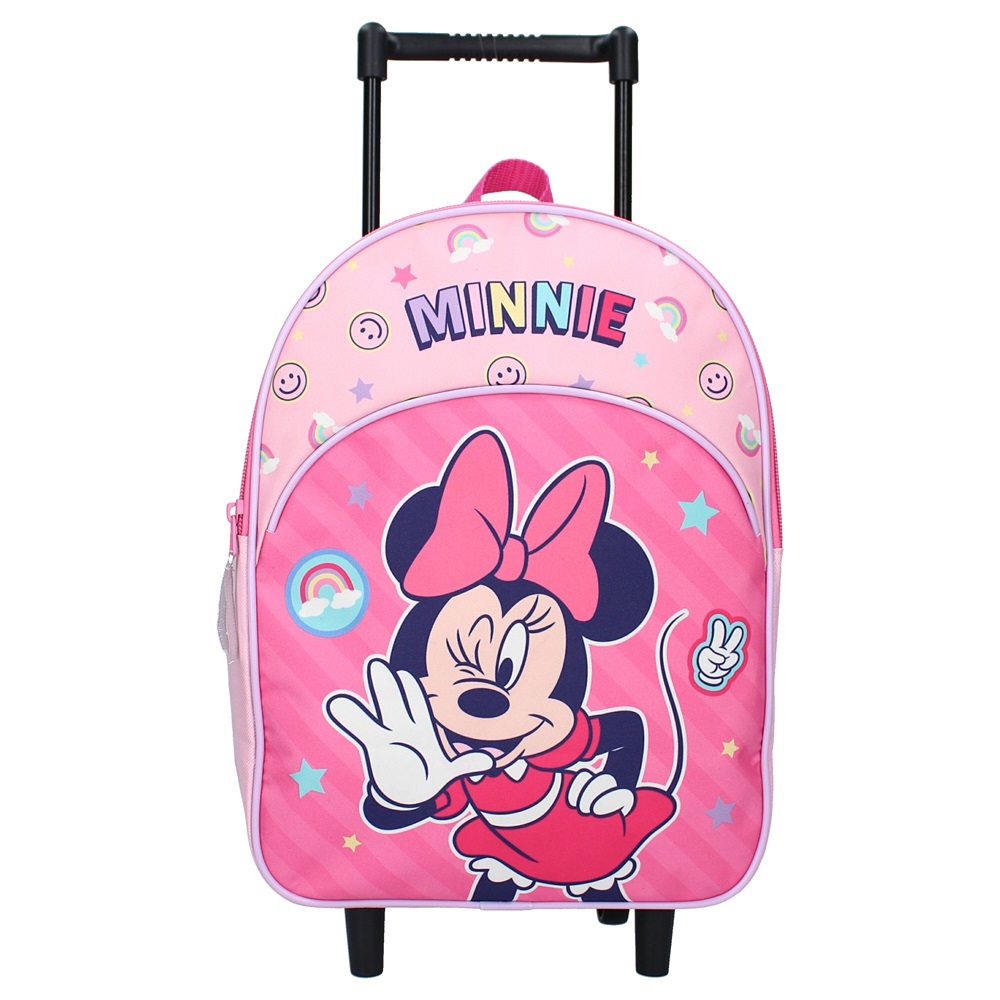 Resväska för barn Minnie Mouse Glam It Up Trolley Backpack