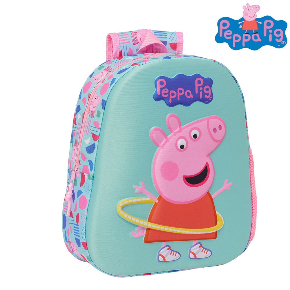 Ryggsäck för barn Peppa Pig Happy Day 3D