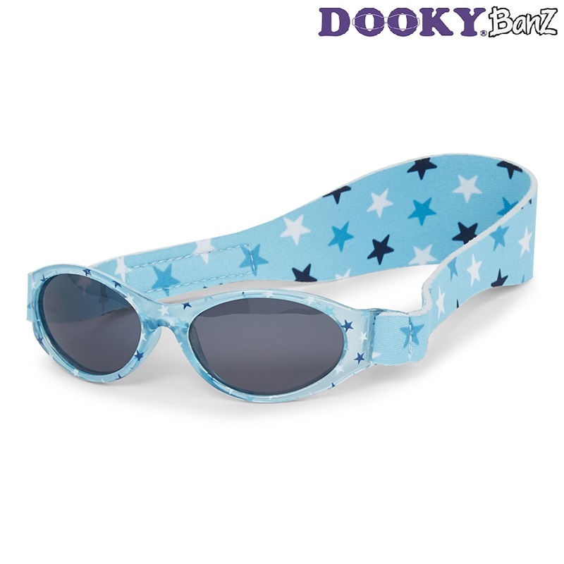 Solglasögon för bebis - DookyBanz Blue Stars