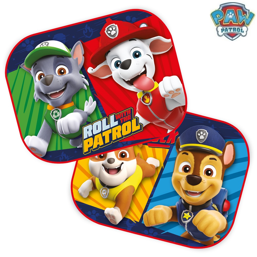 Solskydd till bil Paw Patrol Roll With the Patrol