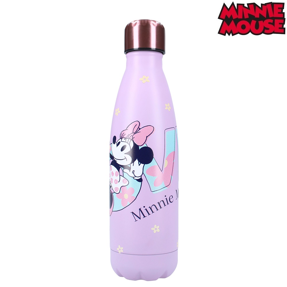 Vattenflaska för barn i rostfri metall Minnie Mouse Thirsty For More